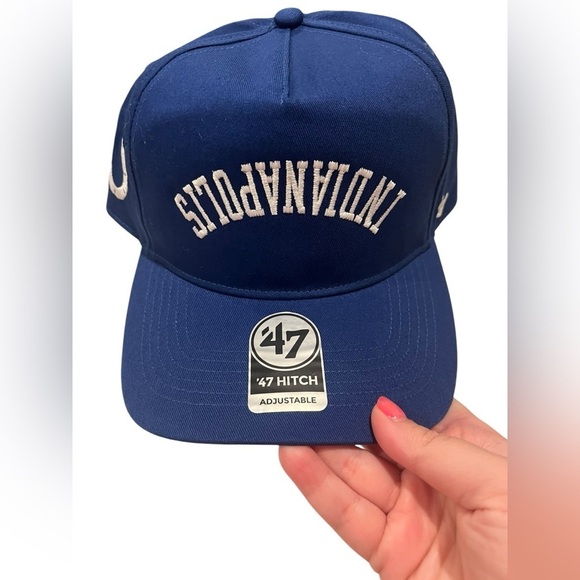 NWT ‘47 Adult Indianapolis Colts Upside Down Adjustable Hat in Blue - Picture 3 of 7